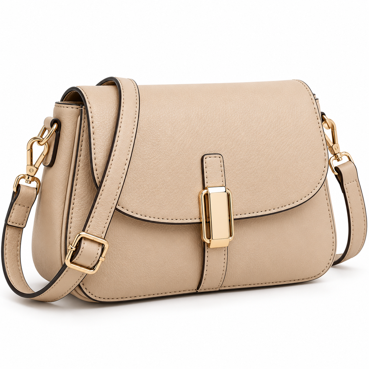 Chic Beige Mini Crossbody Bag